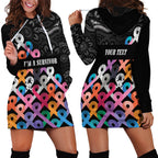 Australia Cancer Survivor Personalised Hoodie Dress I’m A Survivor All Cancer