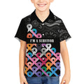 Australia Cancer Survivor Personalised Kid Hawaiian Shirt I’m A Survivor All Cancer