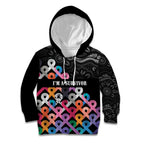 Australia Cancer Survivor Personalised Kid Hoodie I’m A Survivor All Cancer
