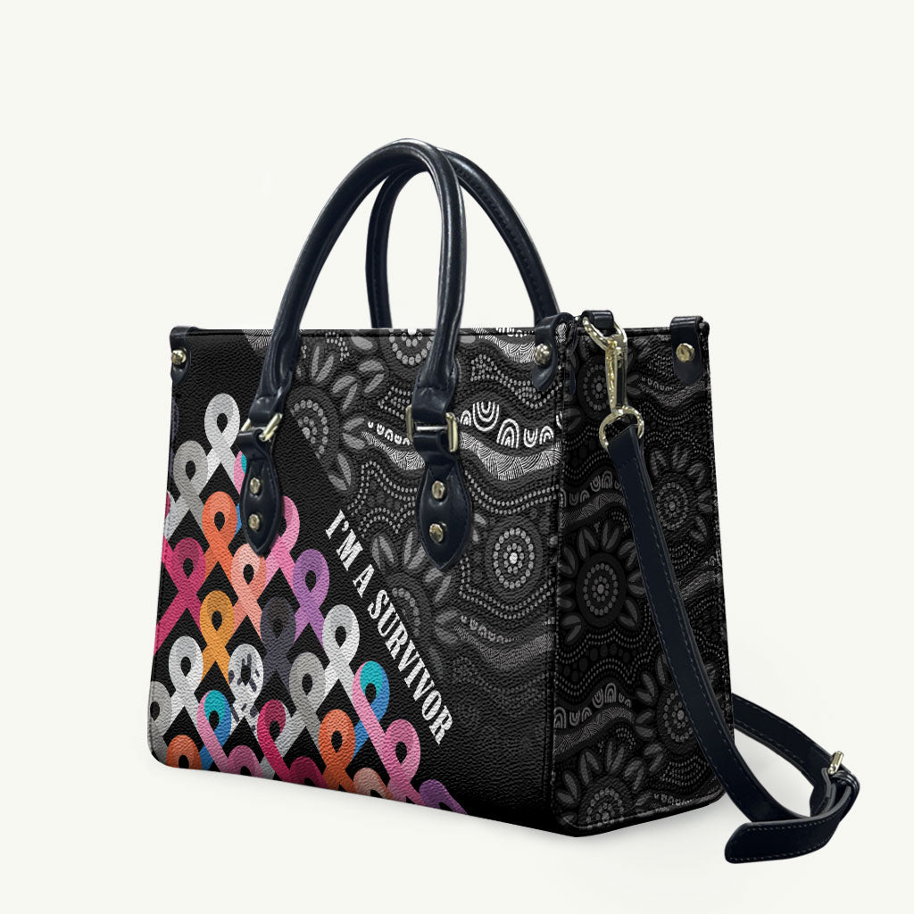 Australia Cancer Survivor Leather Bag I’m A Survivor All Cancer