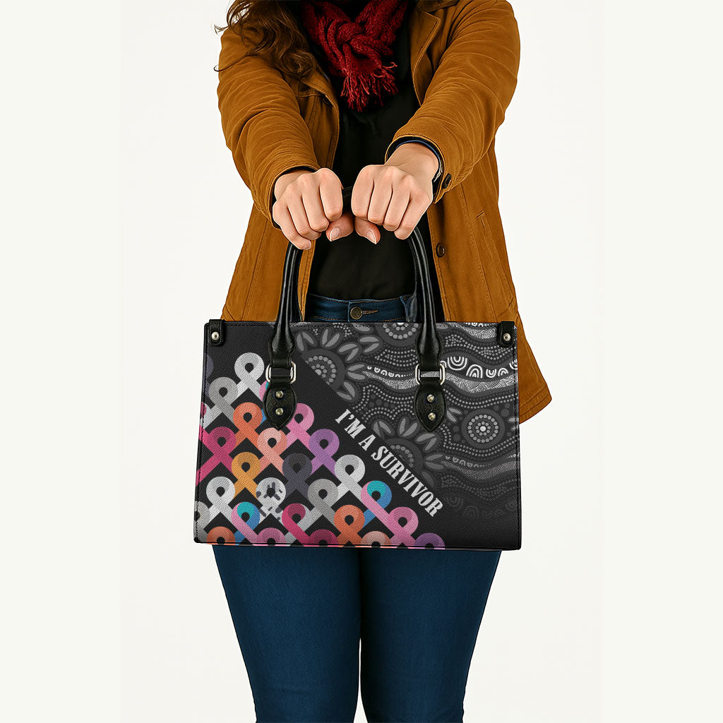 Australia Cancer Survivor Leather Bag I’m A Survivor All Cancer