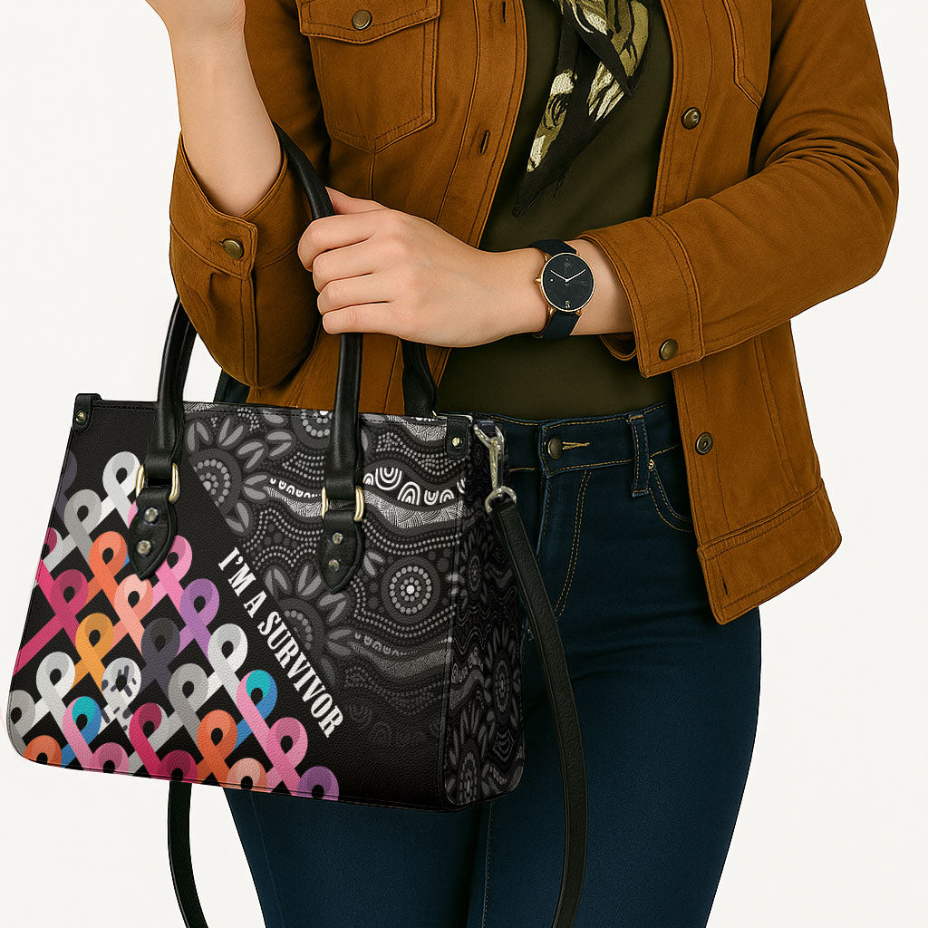 Australia Cancer Survivor Leather Bag I’m A Survivor All Cancer