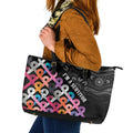 Australia Cancer Survivor Leather Tote Bag I’m A Survivor All Cancer