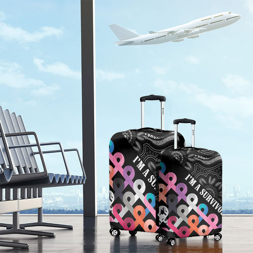 Australia Cancer Survivor Luggage Cover I’m A Survivor All Cancer