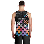 Australia Cancer Survivor Personalised Men Tank Top I’m A Survivor All Cancer