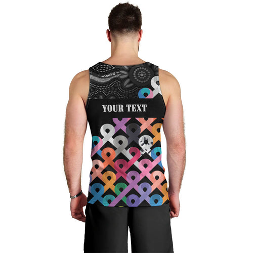 Australia Cancer Survivor Personalised Men Tank Top I’m A Survivor All Cancer