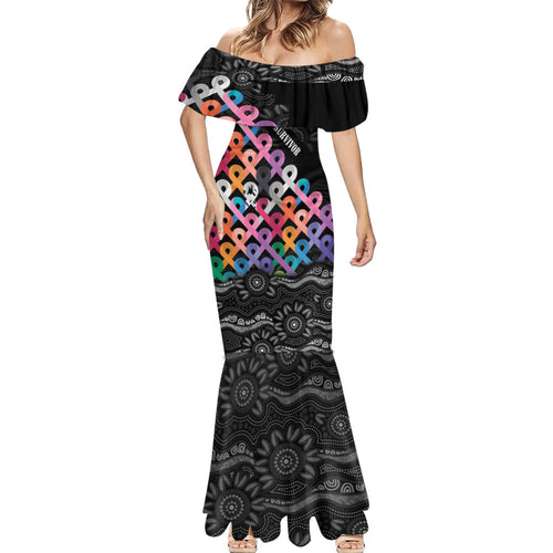 Australia Cancer Survivor Personalised Mermaid Dress I’m A Survivor All Cancer