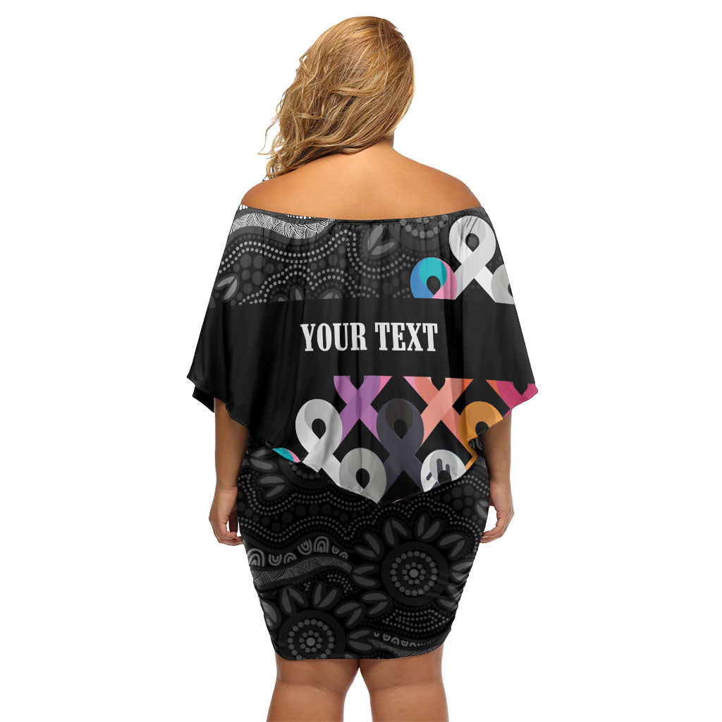 Australia Cancer Survivor Personalised Off Shoulder Short Dress I’m A Survivor All Cancer