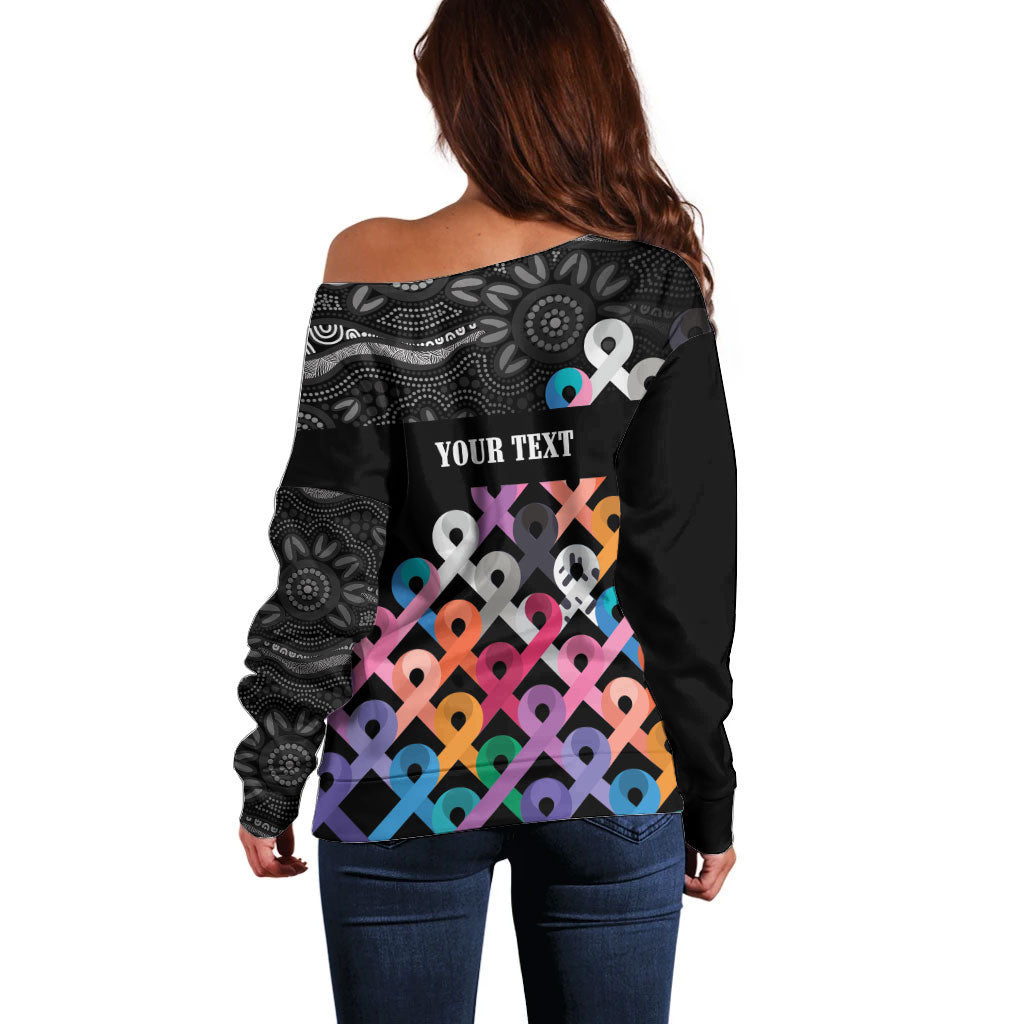 Australia Cancer Survivor Personalised Off Shoulder Sweater I’m A Survivor All Cancer