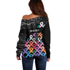 Australia Cancer Survivor Personalised Off Shoulder Sweater I’m A Survivor All Cancer