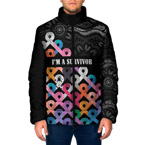 Australia Cancer Survivor Personalised Padded Jacket I’m A Survivor All Cancer