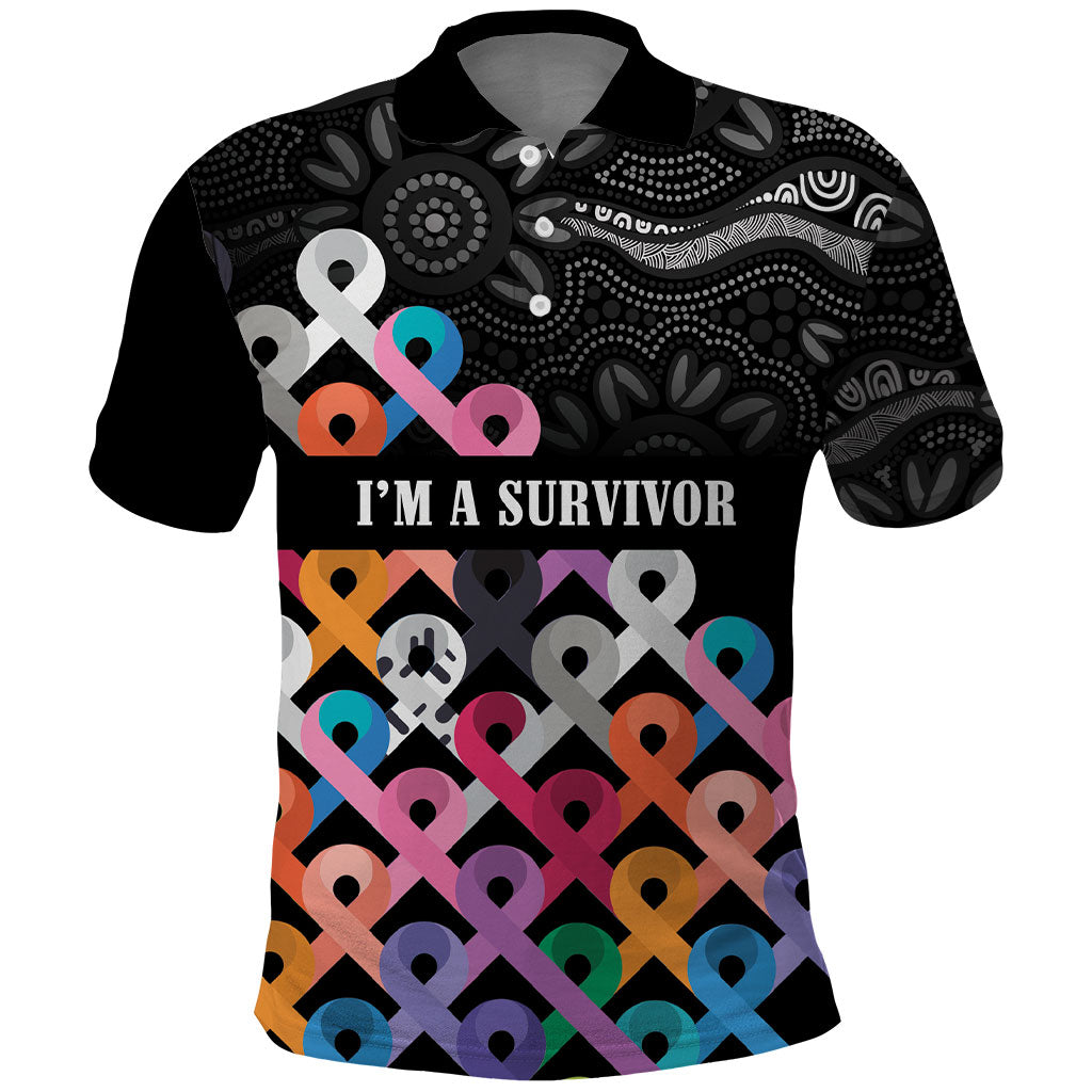 Australia Cancer Survivor Personalised Polo Shirt I’m A Survivor All Cancer
