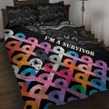 Australia Cancer Survivor Quilt Bed Set I’m A Survivor All Cancer