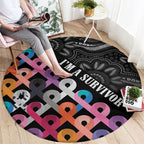 Australia Cancer Survivor Round Carpet I’m A Survivor All Cancer