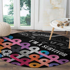 Australia Cancer Survivor Round Carpet I’m A Survivor All Cancer