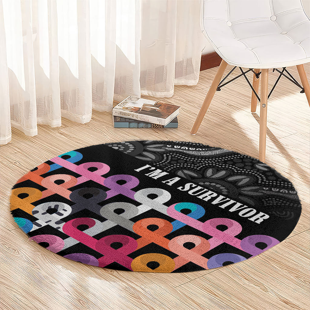 Australia Cancer Survivor Round Carpet I’m A Survivor All Cancer
