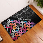 Australia Cancer Survivor Rubber Doormat I’m A Survivor All Cancer