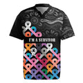Australia Cancer Survivor Personalised Rugby Jersey I’m A Survivor All Cancer