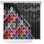 Australia Cancer Survivor Shower Curtain I’m A Survivor All Cancer