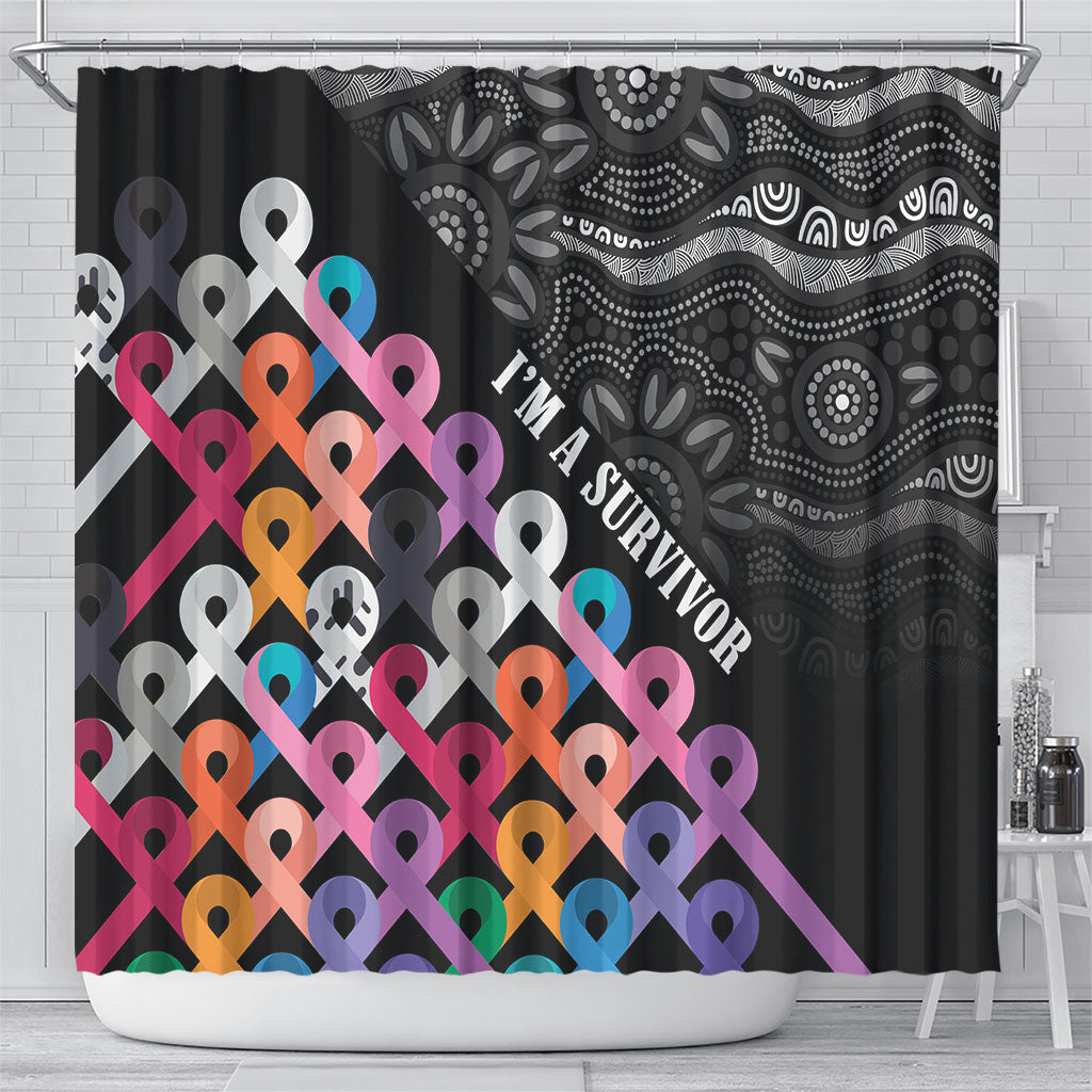 Australia Cancer Survivor Shower Curtain I’m A Survivor All Cancer