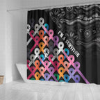 Australia Cancer Survivor Shower Curtain I’m A Survivor All Cancer