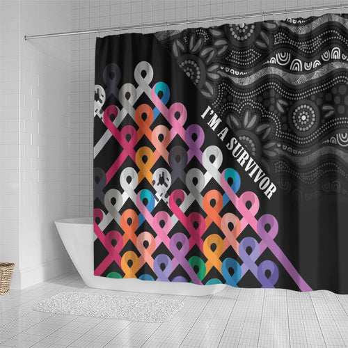 Australia Cancer Survivor Shower Curtain I’m A Survivor All Cancer