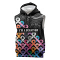 Australia Cancer Survivor Personalised Sleeveless Hoodie I’m A Survivor All Cancer