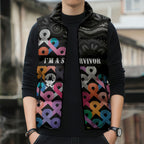 Australia Cancer Survivor Personalised Sleeveless Puffer Jacket I’m A Survivor All Cancer