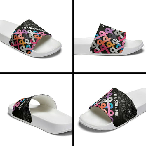 Australia Cancer Survivor Slide Sandals I’m A Survivor All Cancer