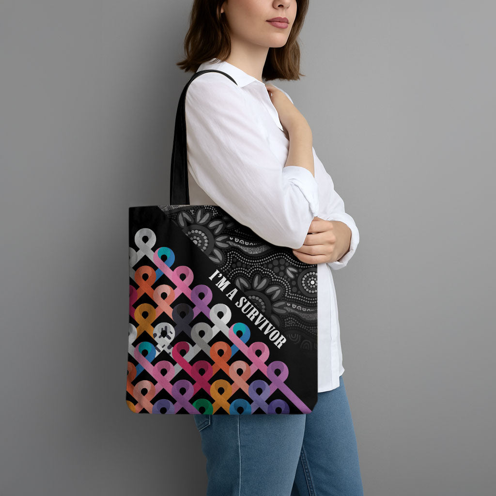 Australia Cancer Survivor Tote Bag I’m A Survivor All Cancer