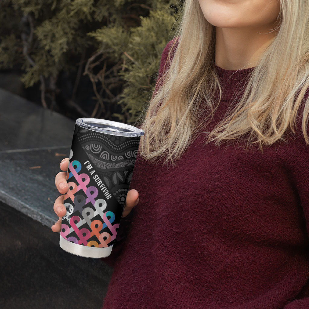 Australia Cancer Survivor Personalised Tumbler Cup I’m A Survivor All Cancer