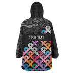 Australia Cancer Survivor Personalised Wearable Blanket Hoodie I’m A Survivor All Cancer