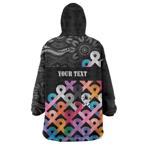 Australia Cancer Survivor Personalised Wearable Blanket Hoodie I’m A Survivor All Cancer