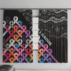 Australia Cancer Survivor Window Curtain I’m A Survivor All Cancer