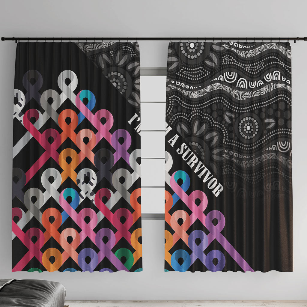 Australia Cancer Survivor Window Curtain I’m A Survivor All Cancer
