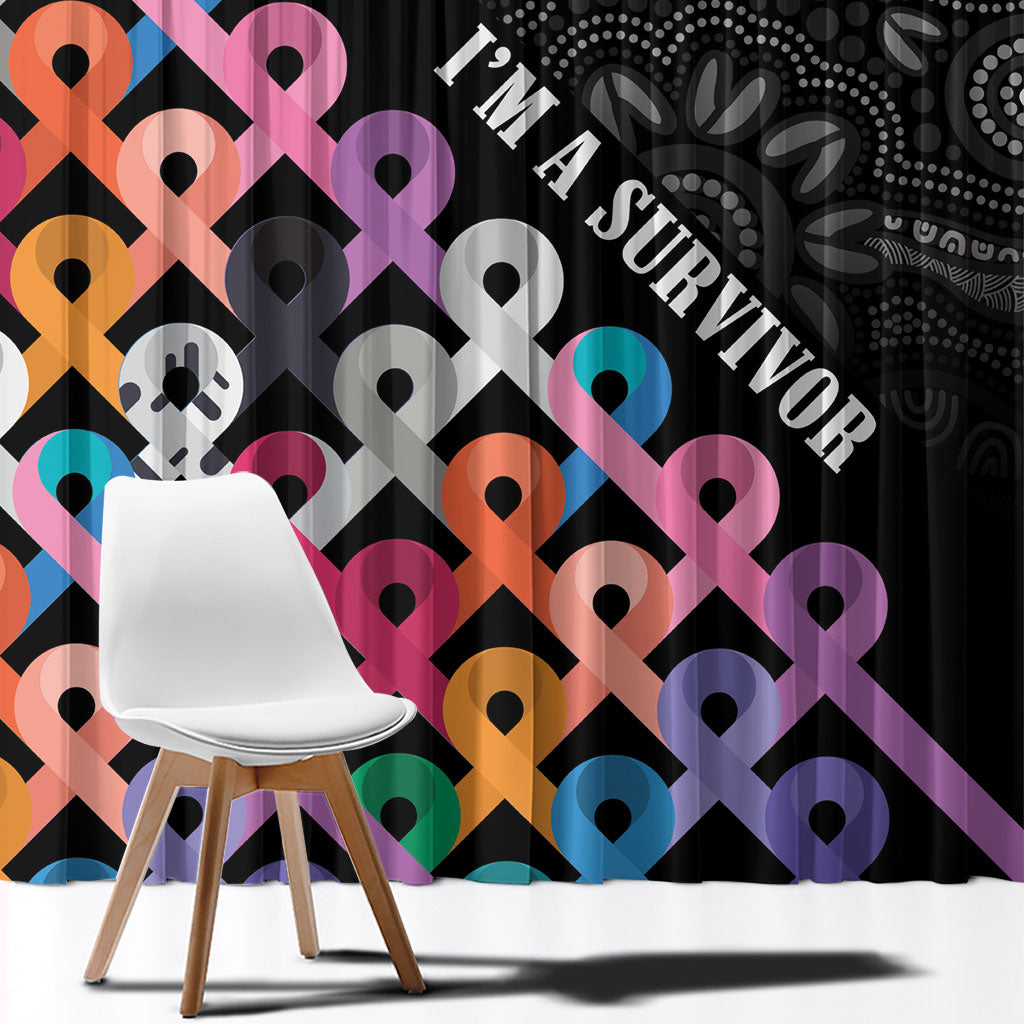 Australia Cancer Survivor Window Curtain I’m A Survivor All Cancer