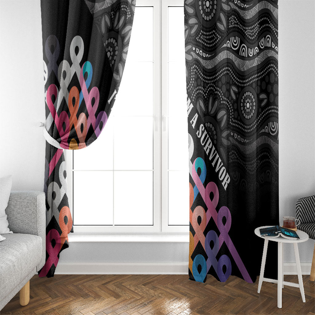 Australia Cancer Survivor Window Curtain I’m A Survivor All Cancer