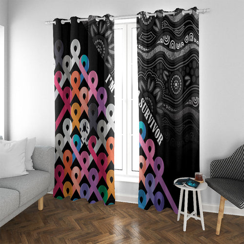 Australia Cancer Survivor Window Curtain I’m A Survivor All Cancer