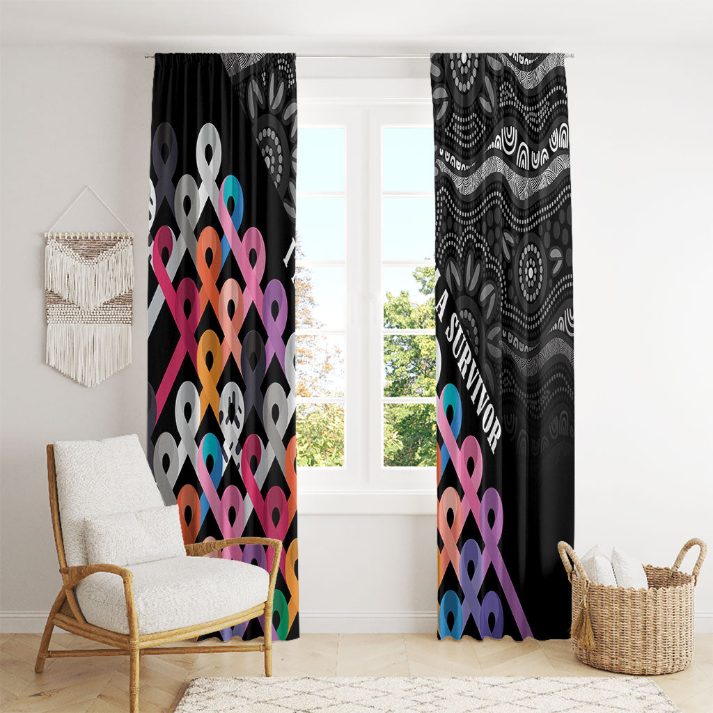 Australia Cancer Survivor Window Curtain I’m A Survivor All Cancer