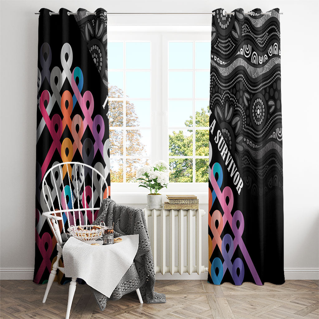 Australia Cancer Survivor Window Curtain I’m A Survivor All Cancer