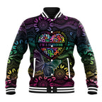 Australia Cancer Survivor Personalised Baseball Jacket I’m A Survivor Ribbon Heart