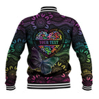Australia Cancer Survivor Personalised Baseball Jacket I’m A Survivor Ribbon Heart