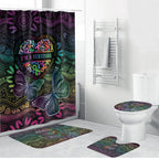 Australia Cancer Survivor Bathroom Set I’m A Survivor Ribbon Heart