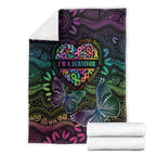 Australia Cancer Survivor Blanket I’m A Survivor Ribbon Heart