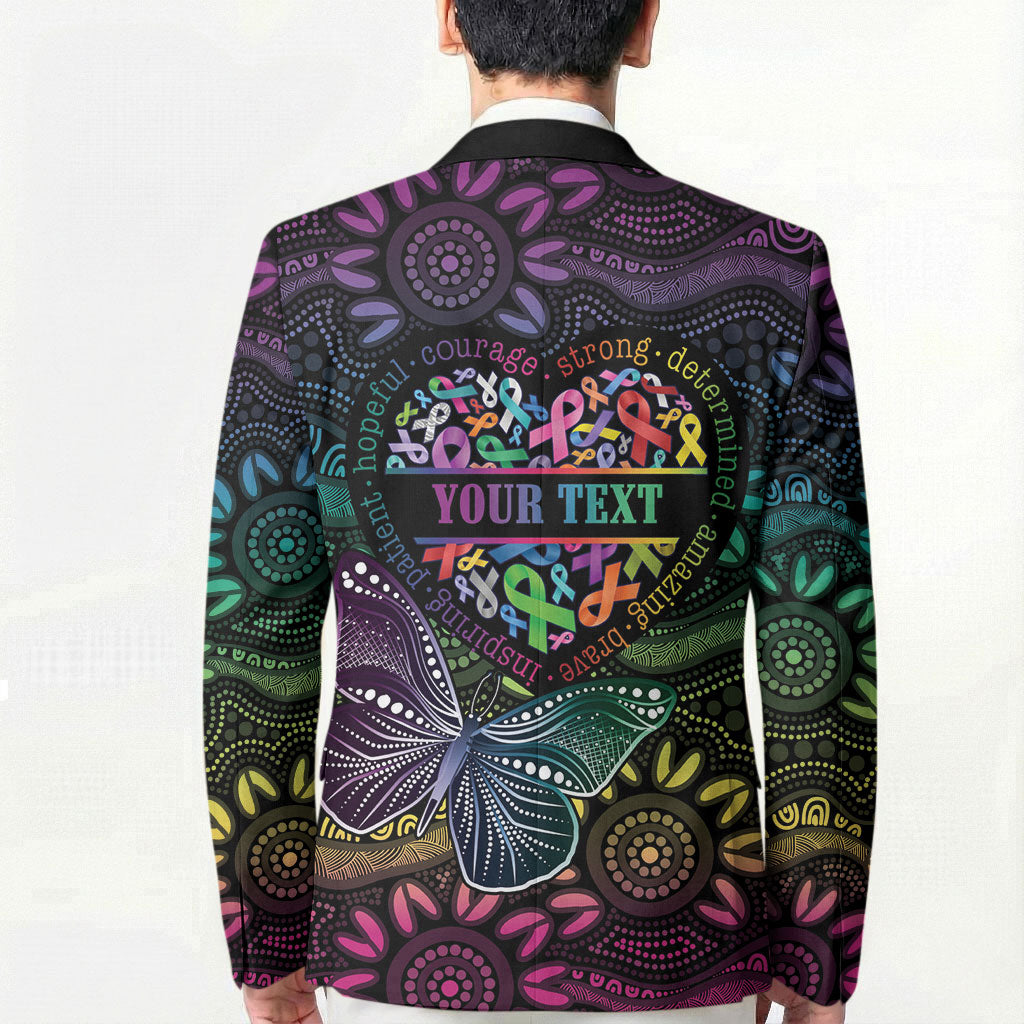 Australia Cancer Survivor Personalised Blazer I’m A Survivor Ribbon Heart