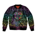 Australia Cancer Survivor Personalised Bomber Jacket I’m A Survivor Ribbon Heart