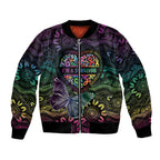 Australia Cancer Survivor Personalised Bomber Jacket I’m A Survivor Ribbon Heart