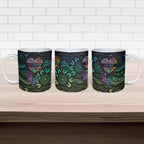 Australia Cancer Survivor Personalised Ceramic Mug I’m A Survivor Ribbon Heart