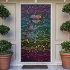 Australia Cancer Survivor Personalised Door Cover I’m A Survivor Ribbon Heart