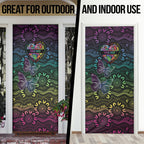 Australia Cancer Survivor Personalised Door Cover I’m A Survivor Ribbon Heart